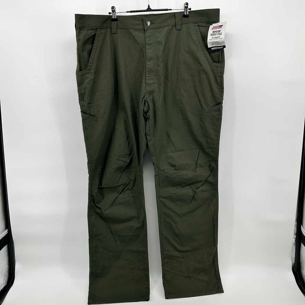 Genuine Dickies Range Pants Mens 42x32 Military Green Ripstop Relaxed Fit NWT